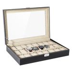 Uten 24 Watch Display Storage Box Jewelry Collection Case Organiser Holder