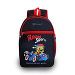 HYDER Kids 20L Racing Tom Cartoon Printed Best Stylish Lightweight Spacious Waterproof Casual/Picnic/Tuition/School Bag/Backpack for Children Boys And Girls (Black)