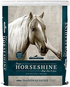 Omega Horseshine The Omega 3 Supplement, Helps Maintain a Shiny Healthy Coat, 20 lb, Brown