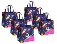 TERA 13 Gift Bag for Boys (24 Pcs) Space Theme Carry Bag for Boys, Return Gifts Bag for Kids,Multipurpose Reusable Carry Bag,Birthday Gifts Party Carry Bag, Drawstring Bags Return Gifts, Gym Bag