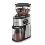 Hamilton Beach Burr Coffee Grinder, 12 Cups, Stainless Steel Black ,80385