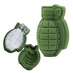 Grenade shaped ice mold (set of 2).