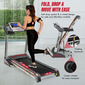 Branx Fitness Elite Runner Pro Treadmill – Folding Electric Running Machine