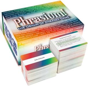 Gamesium - Phrasium Is A Game About Language, History And The Origin Of Phrases - Not Your Traditional Board Game - Card Game for Adults - Word Games For Adults using Idioms & Words