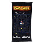 Groovy Uk Pacman The Chase Towel, Black