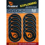 Firebird Shooting Star reactive Clays 65mm 10 pk exploding clay pigeon shooting