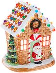 Mr. Christmas Nostalgic Gingerbread House 12" Christmas Décor, Brown