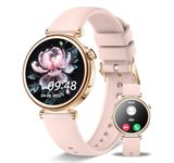 Smart Watch for Women,Fitness Tracker Smartwatch for Android Phones/iPhone Compatible,1.27" Womens Watch with Calls and Messages,Heart Rate Sleep Monitor,Waterproof,Pedometer(Round Watch)