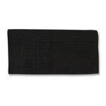 Mayatex San Juan Solid Pony Saddle Blanket, Black, 24 x 24-Inch