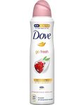 6 x Dove Women Deodorant Spray Go Fresh - Pomegranate and Lemon Verbena - 250 ml