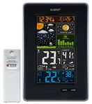 La Crosse Technology WS6835-BLA Weather Station with Moon phase Screen Color Black