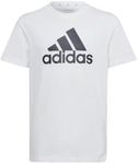 adidas Unisex Kids U Bl Tee T Shirt, Blanco/Black, 15 Years