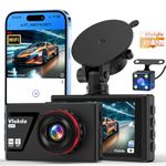 Dash Cam Front and Rear, 1080P Car Camera Dash Cam WiFi/APP Control, Mini Dash Camera for Cars with Free 32G Card, Night Vision, WDR, G-Sensor, Loop Recording, 24H Parking Dashboard Camera Dashcam