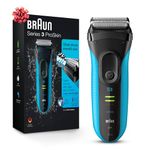 BRAUN Series 3 3040 Wet and Dry Shaver, Electric Men's Razor, Razors, Shavers