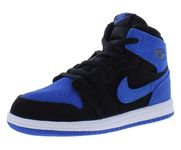 Nike Air Jordan 1 Retro High OG UNC Toe 2023 TD University Blue/Black/White Toddler Little Kid, Black/Royal Blue/White, 10 Toddler