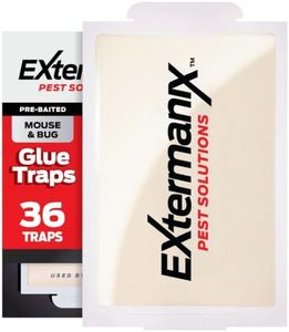 Mice Traps – 36 Glue Traps for Mice – Safe for Children & Pets – Strong Adhesive for Pests, Insects & Snakes – Glue Mouse Traps Indoor for Home – Simple to Use & Clean – Mouse Trap