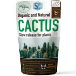 Shiviproducts Organic Fertilizer for Cactus at Home Garden | Slow release NPK | Water drainage and Aeration (900 gm)