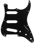 Fender® 11-HOLE MODERN-STYLE STRATOCASTER® S/S/S Pickguard Pickguard for Strat® 3-Ply S/S/S 11-Hole Black