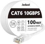 Cat 6 Ethernet Cable 100 ft, Outdoo