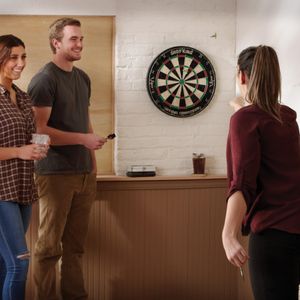 Viper Shot King Steel Tip Dartboard – Regulation Size, Staple-Free Bullseye
