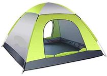 Instant Pop Up Camping Tent Waterproof 3-4 Person Camping Tent, Quick Set Up, Outdoor Hiking Backpacking Tent Shelter (D)