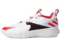 adidas Unisex Dame Extply 2 Basketball Shoe, White/Vivid Red/Dash Grey, 11 UK