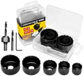 KATA 8PCS Hole Saw Kit 1" to 2-1/8"