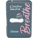 Carefree Breathe Panty Liners, Irritation-Free Protection, Individually Wrapped, 96 Count