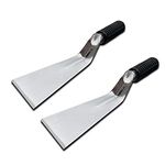 TAD SOLID Stainless Steel Khurpa (Khurpi, Trowel) - Pack of 2 | Durable Gardening Hand Tool for Weeding and Planting | Ergonomic Garden Spade and Cultivator | Heavy-Duty Garden Tools for Home