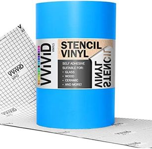 VViViD Blue Stencil Vinyl Masking Film with Anti-Bleed Technology (12in x 30ft)