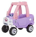 Little Tikes Princess Cozy Truck - Foot to Floor Ride On for Kids with Real Working Horn, Drop-Down Tailgate and Fuel Cap - Ages 18 Months to 5 Years