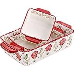 Coloch 3 Pack Ceramic Baking Dishes