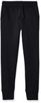 Amazon Essentials Girls' Fleece Jogger, Black S