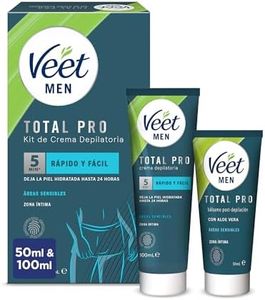 VEET MEN 2 STEPS HAIR REMOVAL KIT sensitive areas 200 ml