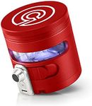 Tectonic9 MANUAL Grinder AUTOMATIC Dispenser Large 2.5" Aluminum Alloy (Red), for HOME & KITCHEN ONLY