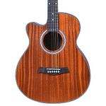 Kadence Acoustica Left hand guitar with Bag (Mahogany Wood), For left handed, lefty guitar