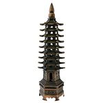 Generic Feng Shui 9 Tier Wen Chang Pagoda Metallic Education Tower for Protection and Knowledge