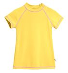 City Threads Girls' SPF50 Rash Guard Sun Swimming Tee Pool & Beach