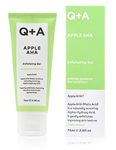 Q+A Apple AHA Exfoliating Gel, naturally occurring Malic and Lactic Acid alongside Apple Fruit Extracts and Glycolic Acid for smoother, brighter skin (75ml)