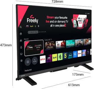Toshiba 32" Full HD Smart TV – LED Display, Built-In Apps
