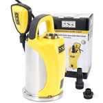 6699 1/2 HP Sump Pump 2500GPH Stainless Steel Pump Submersible Utility Pump with Adjustable Float Switch for Draining Water from Pool Hot Tub Flooded House Rain Barrel Pit Crawl Space