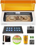 xTool S1 Class 1 Enclosed Laser Engraver, 10W Laser Engraver and Cutter with Smart Air Aisst and Honeycomb Panel, Pin-point Positioning, Auto-Focus Enclosed Laser Engraving Machine for Home Crafts