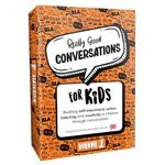 Really Good Conversations for Kids: Vol. 1 - UK Made Conversation Cards, Card Games for Kids to Build Self Awareness, Active Listening, Creativity, Effective Communication