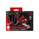 Harrows Wolfram Infinity 26g Steel Tip Dart Set – 97% Tungsten, 3 Supergrip Fusion Shafts, 3 Prime Flights, 3 Extra Ringed Laser Cut Points (26)