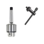 MT3-JT3 Super Heavy Duty Drill Chuck, 3/16" - 3/4" Triple Grip Drill Chuck Press Chuck with Chuck Key Fit for Lathe and CNC Machines