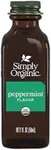 Simply Organic Peppermint Flavor, Certified Organic, 2 Fl Oz