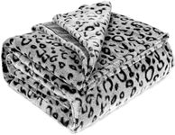 MIBOI Black Throw Blanket Soft Flee