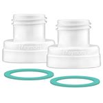 Maymom Conversion Kit Compatible with Medela Sonata, Style Flex Pump to Use with Phillips Avent Classic Bottles Avent Natural PP Bottle Spectra Wide-Mouth Bottle Thread Changer Avent Converter Kit