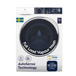 Electrolux 9kg/6kg 5 Star 40°C Vapour Wash, Wash to Dry EcoInverter Fully Automatic Front Load Washer Dryer, Scandinavian Design for Sustainable Clothing, White, UltimateCare 500, EWW9024P5WB