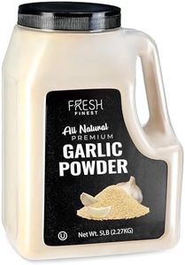 Fresh Finest Bulk 5 LB Premium Garlic Powder - Kosher Certified Non-GMO Ground Garlic Spice Best for Vegetables, Meats, Rubs and Dressings, 5 LB